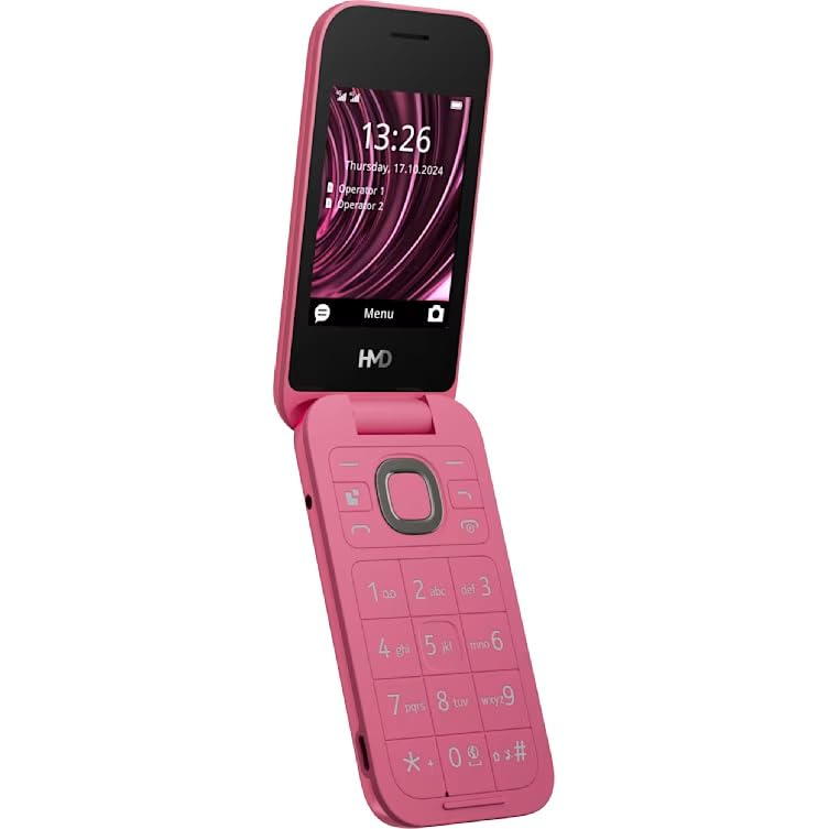 hmd-2660-flip-klapphandy-rot-mit-sos-taste-und-4g image 6