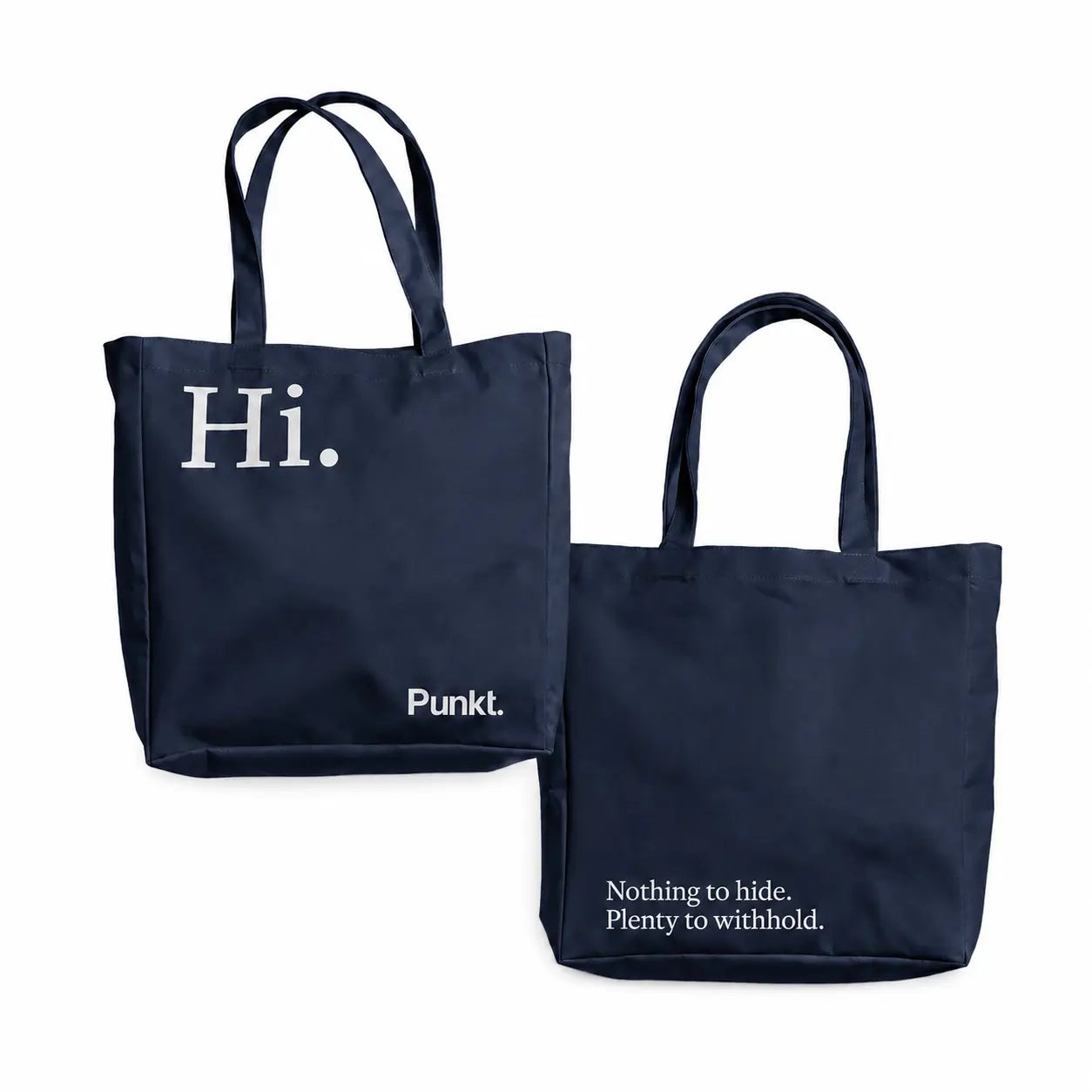 punkt-tote-bag-stoffbeutel-ecru-hi-nothing-to-hide image 2