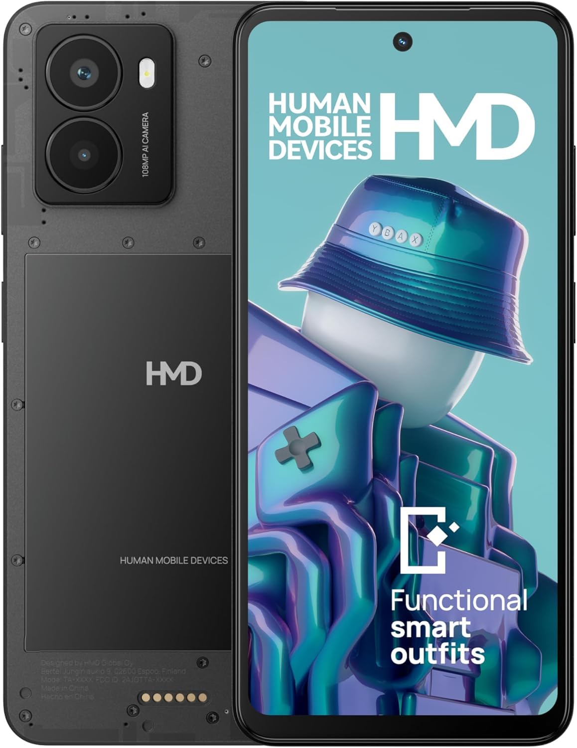 hmd-fusion-smartphone-8-256gb-grey-mit-108-mp-kamera image 1