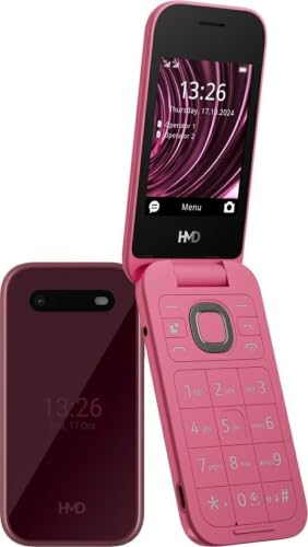 hmd-2660-flip-klapphandy-rot-mit-sos-taste-und-4g image 8