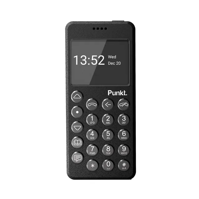 punkt-mp02-4g-minimal-handy-schwarz-tethering-pigeon image 1