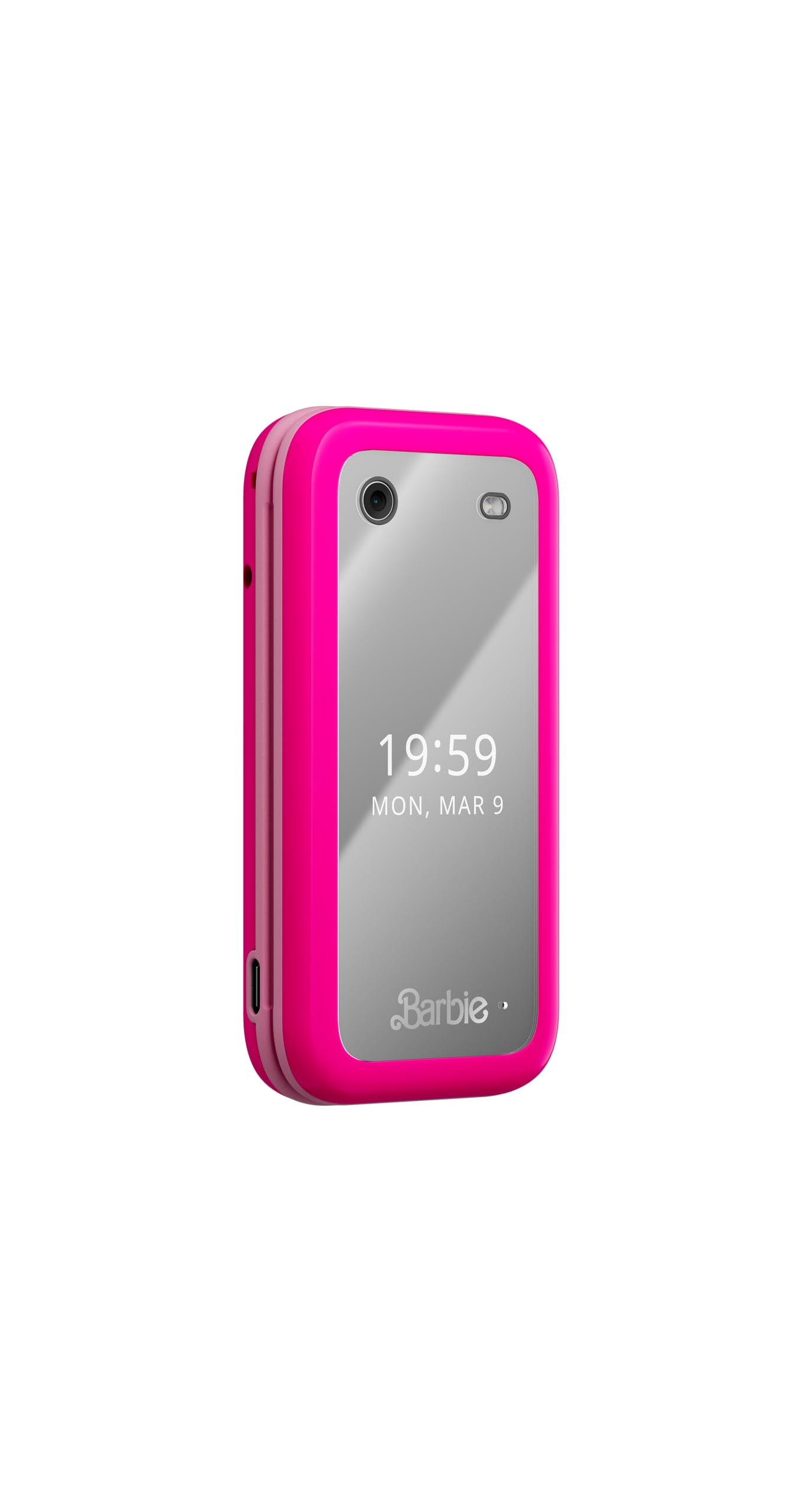 hmd-barbie-phone-klapphandy-power-pink-mit-charm-und-cover image 4