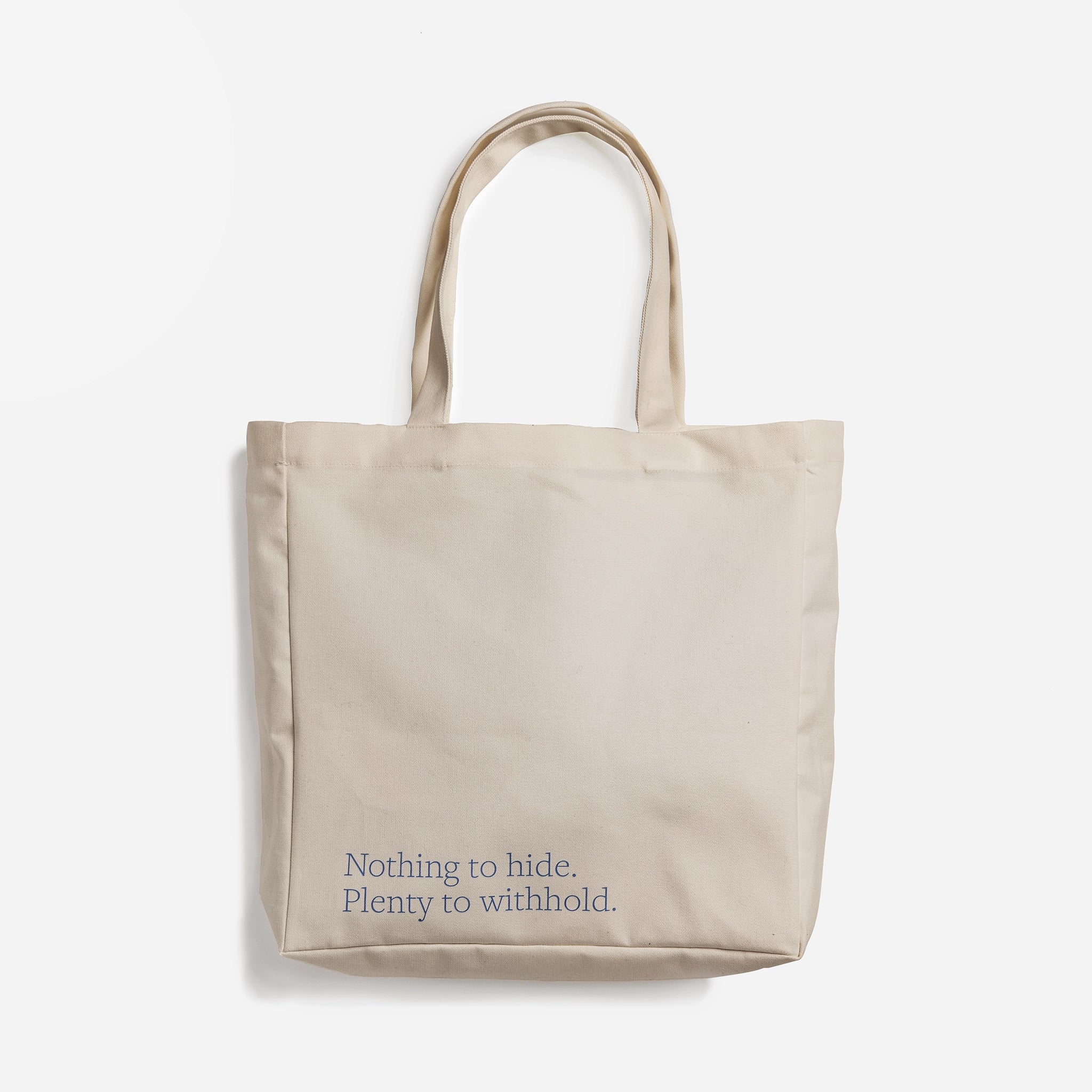 punkt-tote-bag-stoffbeutel-ecru-hi-nothing-to-hide image 4