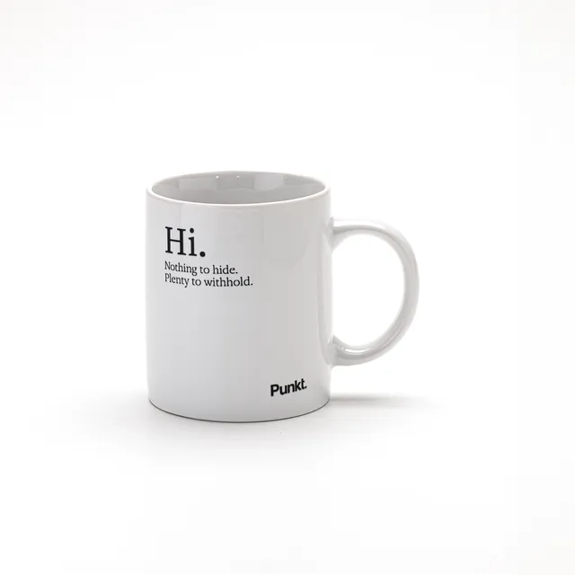 punkt-mp-tasse-wei-hi-nothing-to-hide-minimalistisch image 1